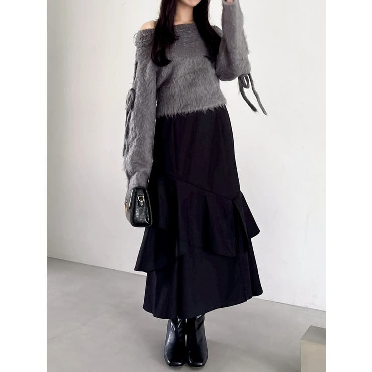 ルミナスカラーオフショルニット | dazzlin | 詳細画像48 