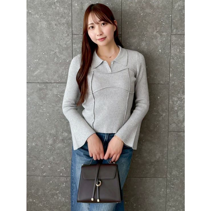 ラメビスチェラインニットトップス | dazzlin | 詳細画像11 