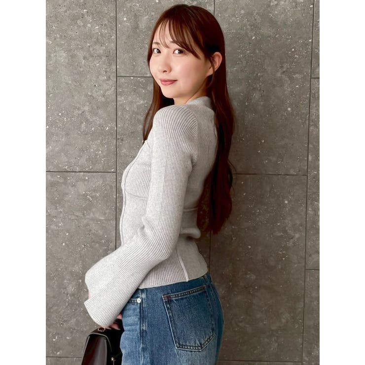 ラメビスチェラインニットトップス | dazzlin | 詳細画像12 