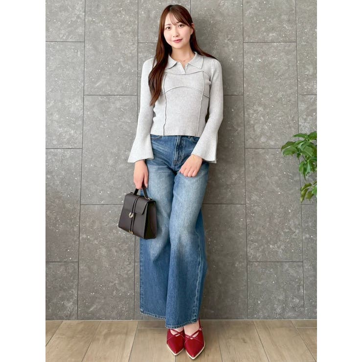 ラメビスチェラインニットトップス | dazzlin | 詳細画像13 