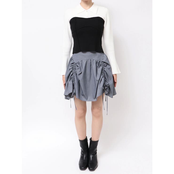 ラメビスチェラインニットトップス | dazzlin | 詳細画像33 