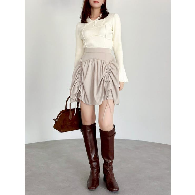 ラメビスチェラインニットトップス | dazzlin | 詳細画像5 