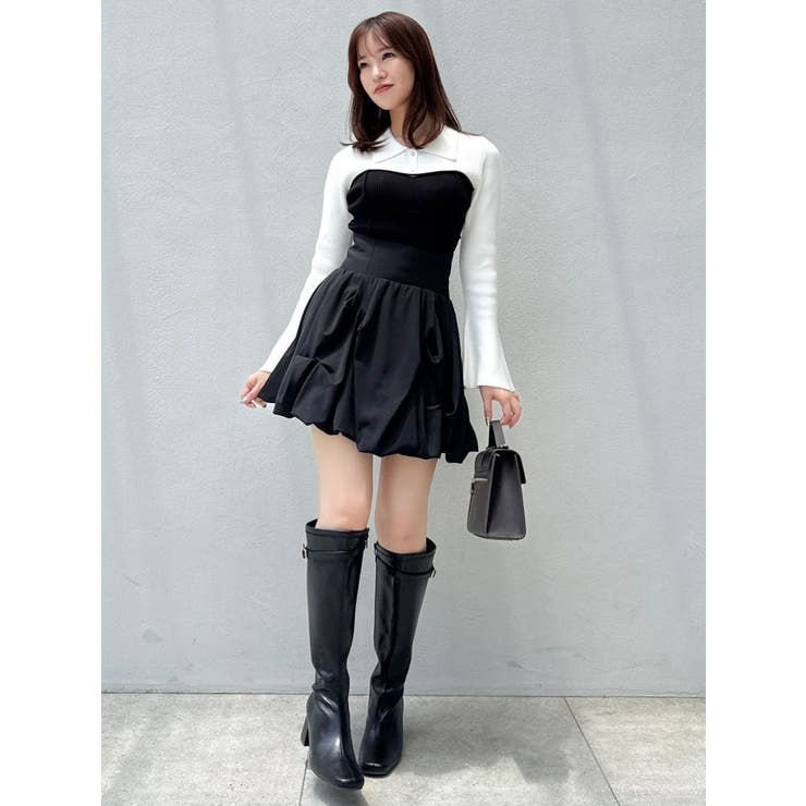 ラメビスチェラインニットトップス | dazzlin | 詳細画像9 