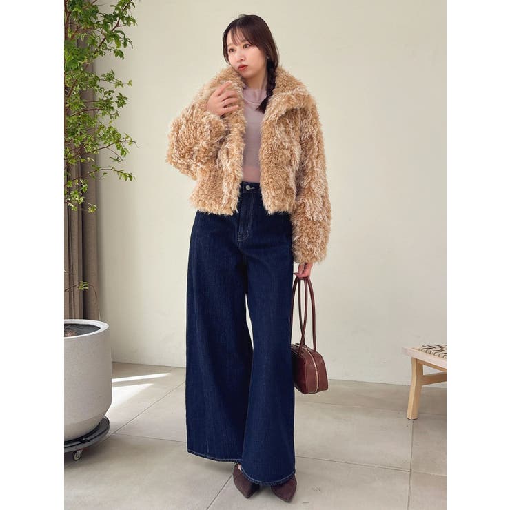 バックオープンスパンコールシアーニットトップス | dazzlin | 詳細画像10 