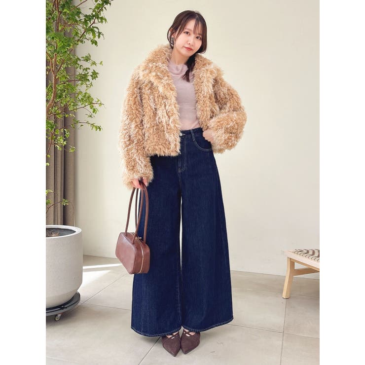 バックオープンスパンコールシアーニットトップス | dazzlin | 詳細画像11 