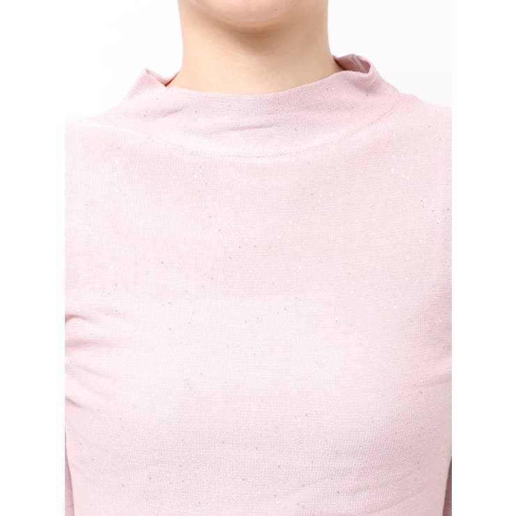 バックオープンスパンコールシアーニットトップス | dazzlin | 詳細画像22 