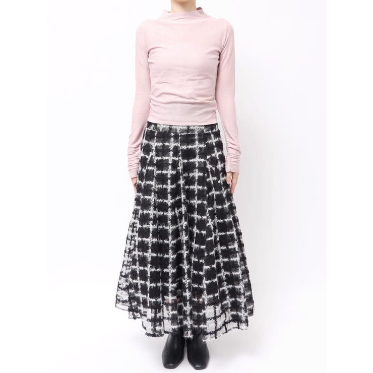 バックオープンスパンコールシアーニットトップス | dazzlin | 詳細画像26 