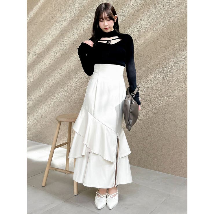 バックオープンリブニットトップス | dazzlin | 詳細画像11 