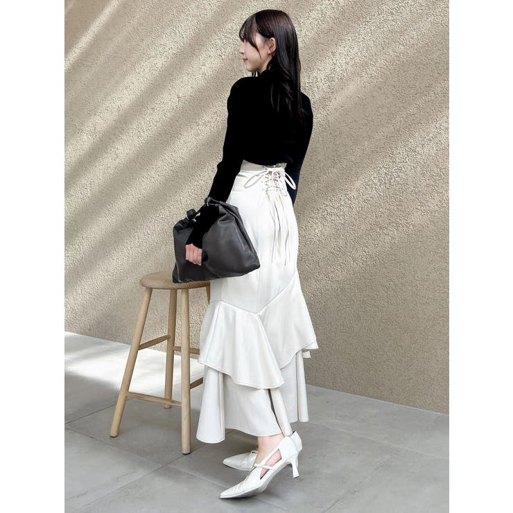 バックオープンリブニットトップス | dazzlin | 詳細画像13 