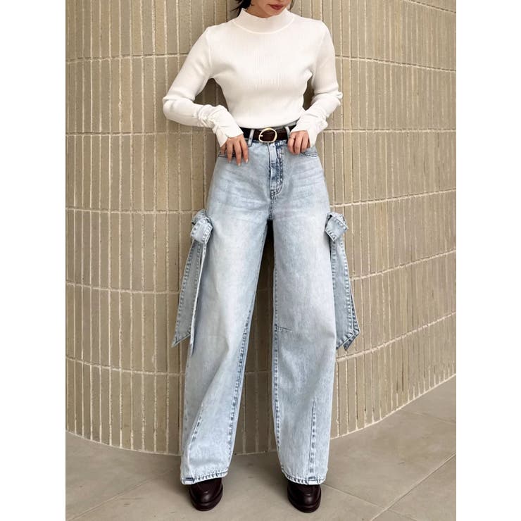 バックオープンリブニットトップス | dazzlin | 詳細画像22 