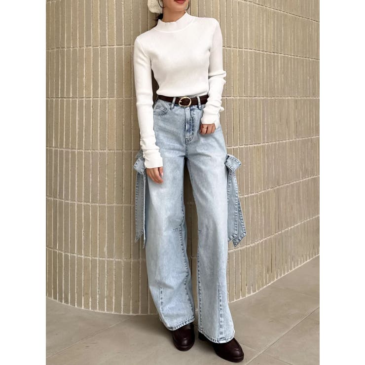 バックオープンリブニットトップス | dazzlin | 詳細画像23 