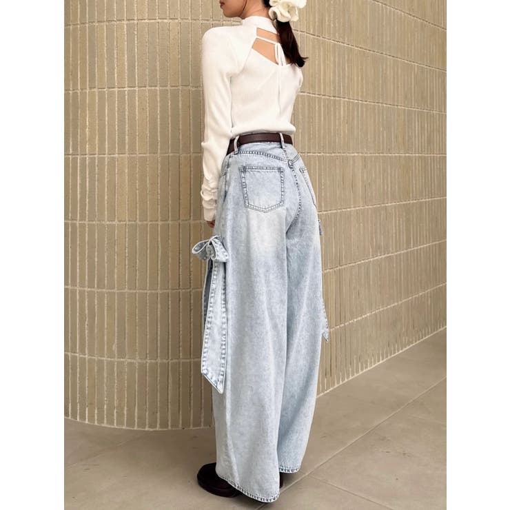 バックオープンリブニットトップス | dazzlin | 詳細画像25 