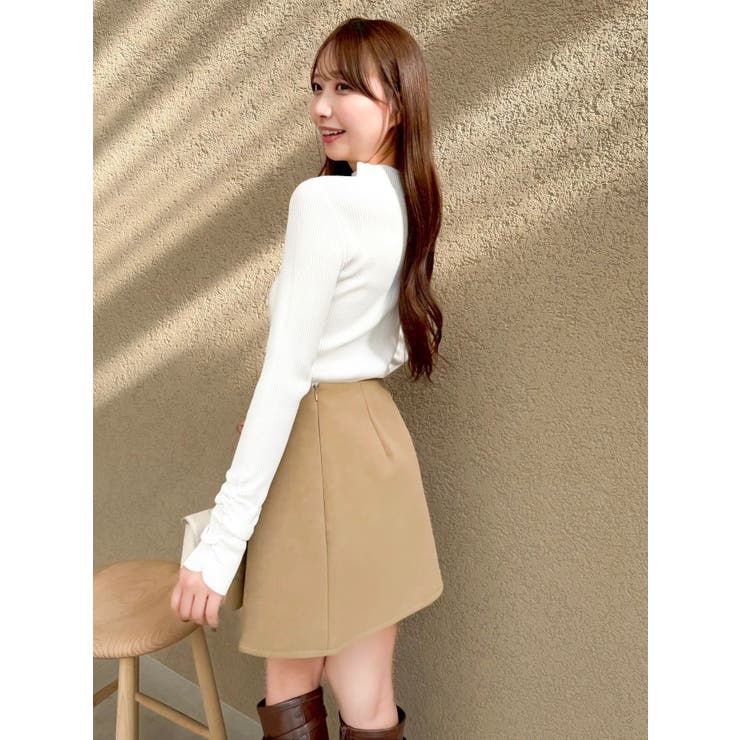 バックオープンリブニットトップス | dazzlin | 詳細画像31 