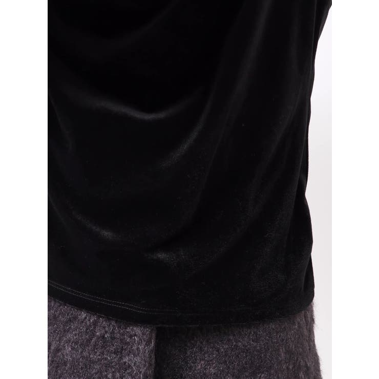チョーカー付ドレープシアーベロアトップス | dazzlin | 詳細画像29 