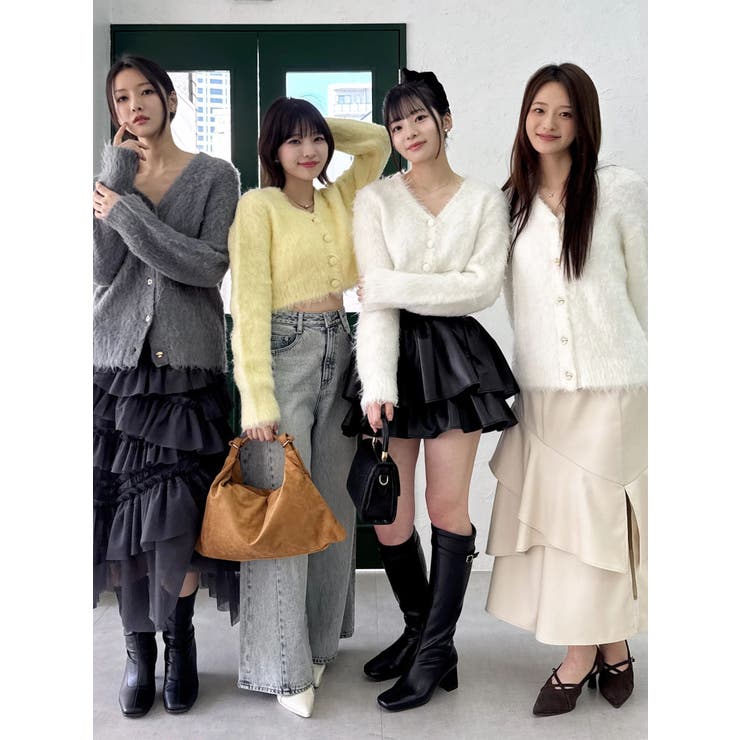 ルミナスカラーショートカーディガン | dazzlin | 詳細画像12 