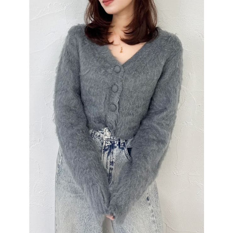 ルミナスカラーショートカーディガン | dazzlin | 詳細画像16 