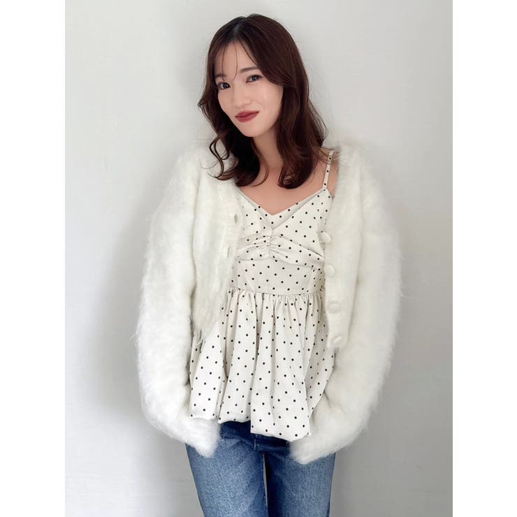 ルミナスカラーショートカーディガン | dazzlin | 詳細画像21 