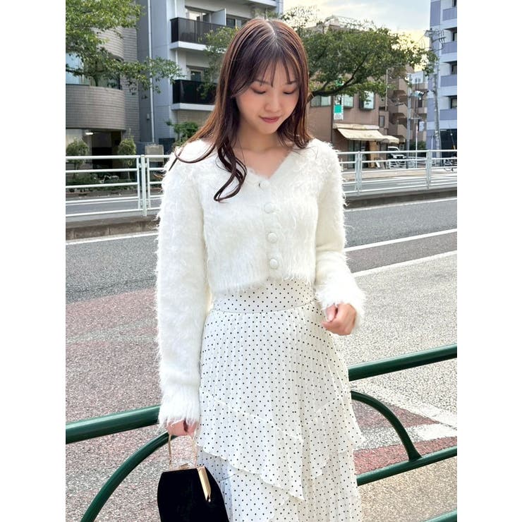 ルミナスカラーショートカーディガン | dazzlin | 詳細画像26 