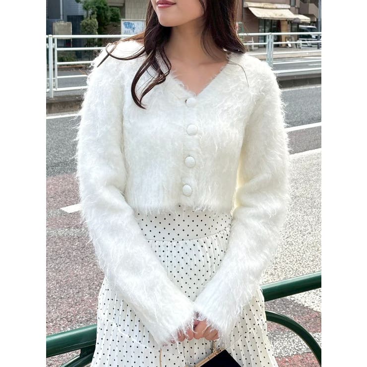 ルミナスカラーショートカーディガン | dazzlin | 詳細画像27 