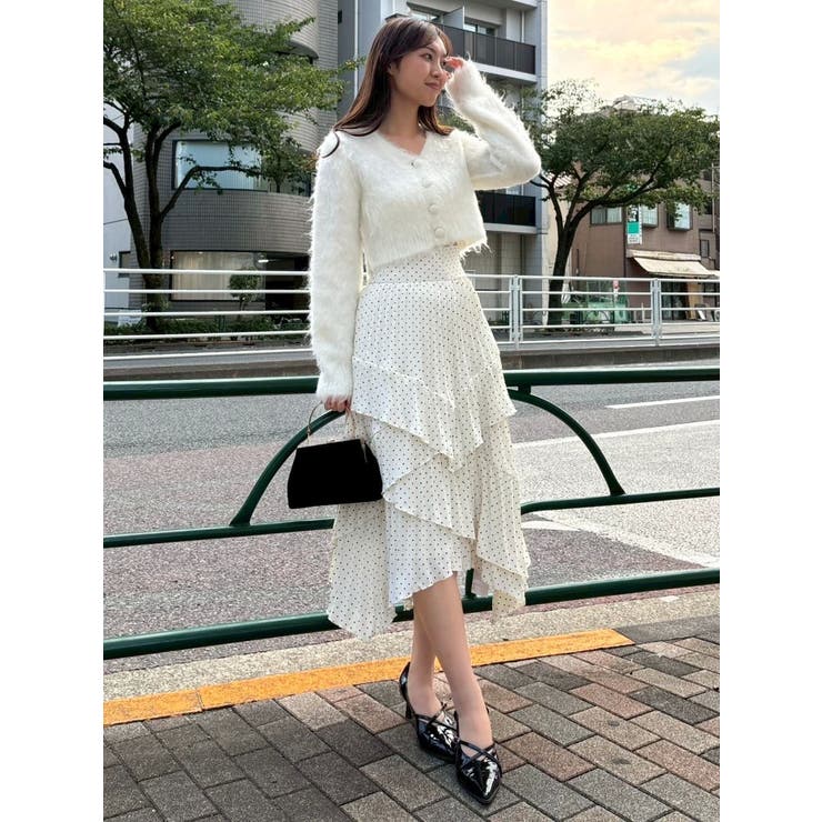 ルミナスカラーショートカーディガン | dazzlin | 詳細画像28 