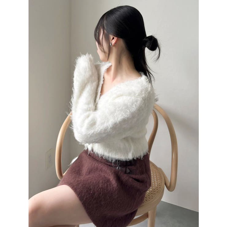 ルミナスカラーショートカーディガン | dazzlin | 詳細画像35 