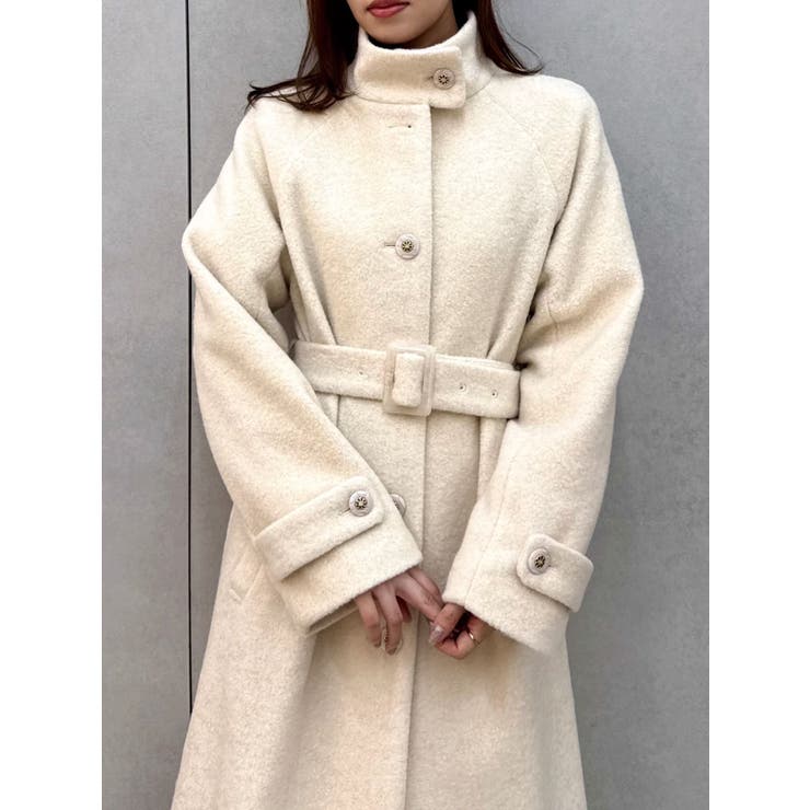 【藤井サチコラボ】スタンドウールライクコート | dazzlin | 詳細画像10 