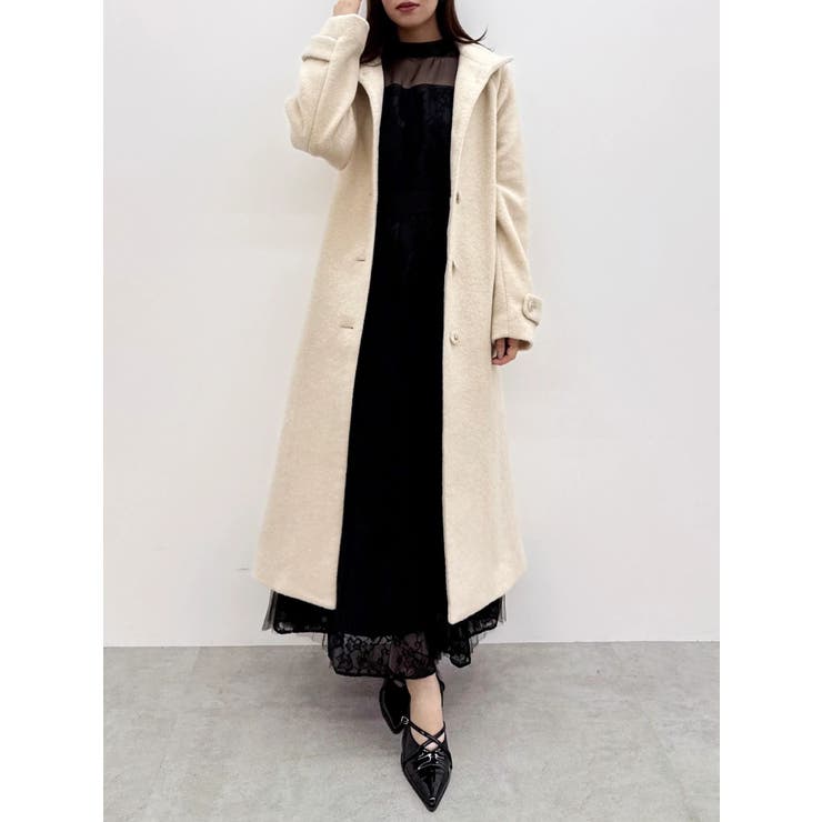 【藤井サチコラボ】スタンドウールライクコート | dazzlin | 詳細画像11 