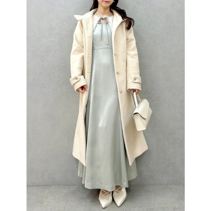 【藤井サチコラボ】スタンドウールライクコート | dazzlin | 詳細画像14 