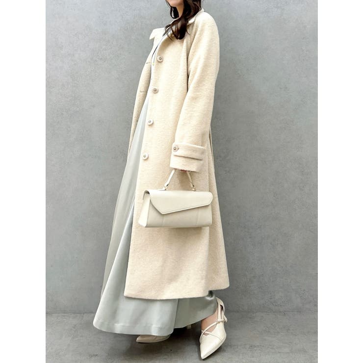 【藤井サチコラボ】スタンドウールライクコート | dazzlin | 詳細画像15 