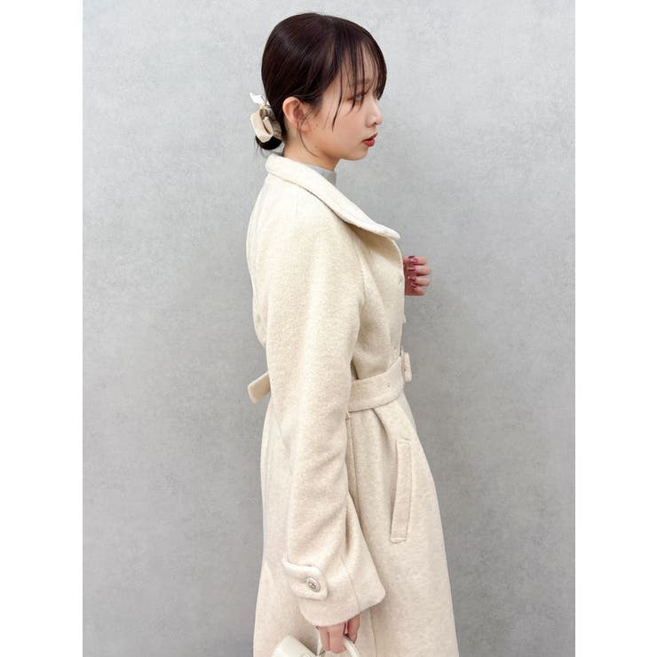 【藤井サチコラボ】スタンドウールライクコート | dazzlin | 詳細画像20 