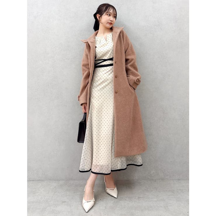 【藤井サチコラボ】スタンドウールライクコート | dazzlin | 詳細画像24 