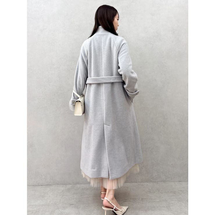 【藤井サチコラボ】スタンドウールライクコート | dazzlin | 詳細画像28 