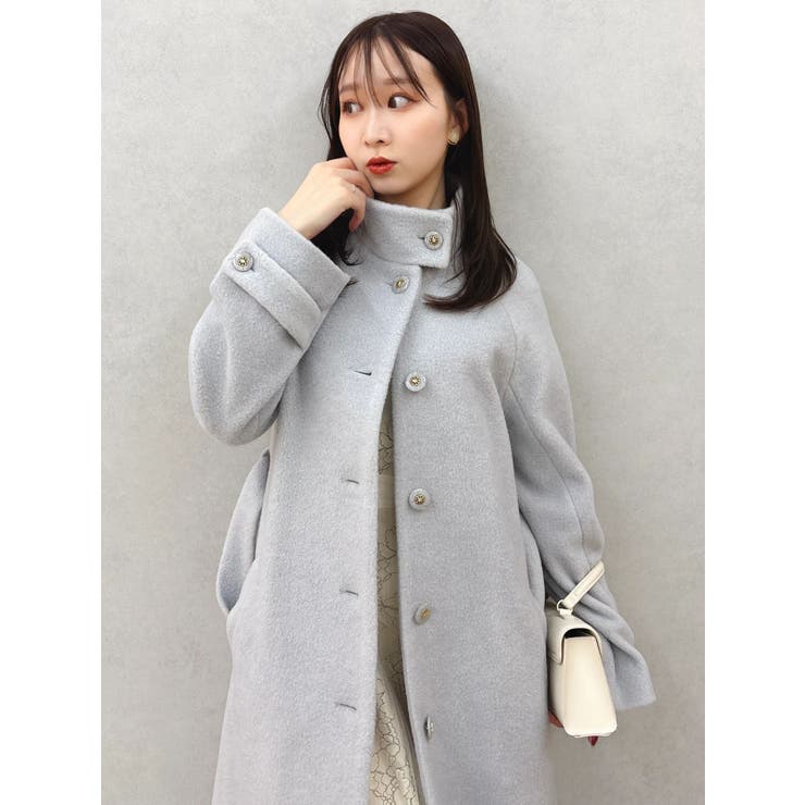 【藤井サチコラボ】スタンドウールライクコート | dazzlin | 詳細画像30 