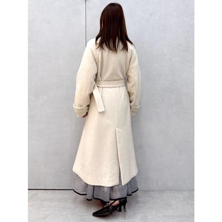 【藤井サチコラボ】スタンドウールライクコート | dazzlin | 詳細画像9 