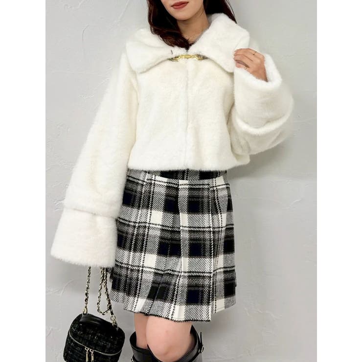 【20周年記念復刻！】ビットショートミンクライクファーコート | dazzlin | 詳細画像11 