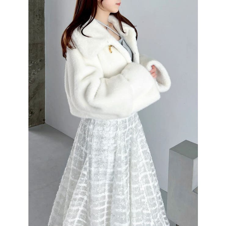 【20周年記念復刻！】ビットショートミンクライクファーコート | dazzlin | 詳細画像20 