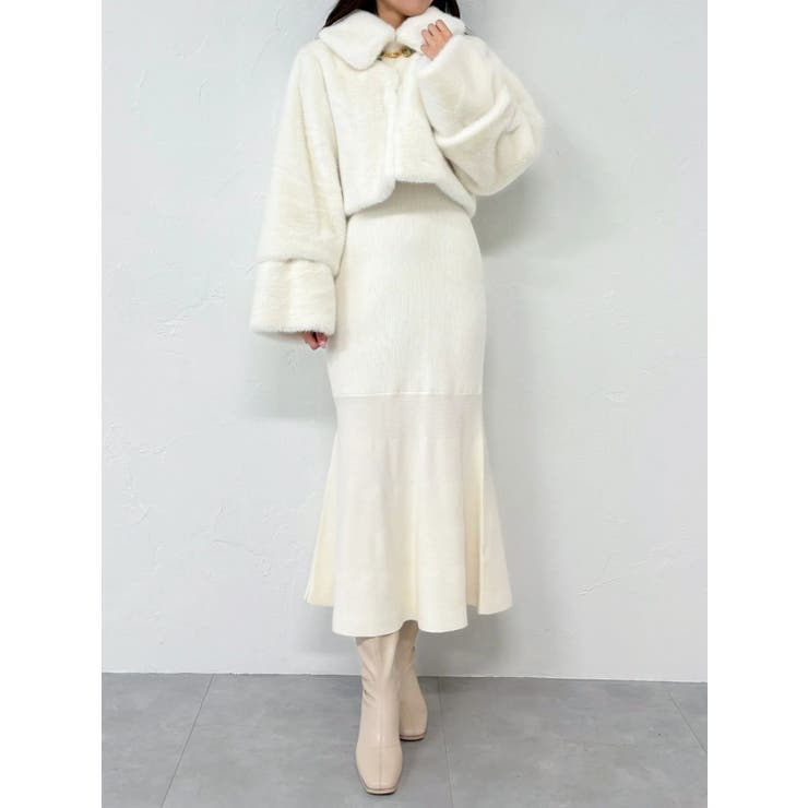 【20周年記念復刻！】ビットショートミンクライクファーコート | dazzlin | 詳細画像22 