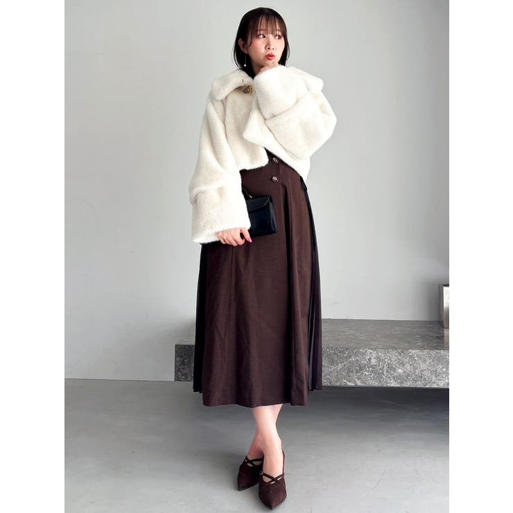 【20周年記念復刻！】ビットショートミンクライクファーコート | dazzlin | 詳細画像24 