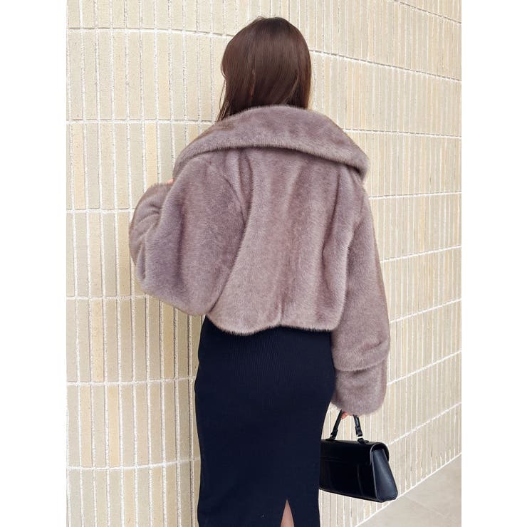 【20周年記念復刻！】ビットショートミンクライクファーコート | dazzlin | 詳細画像31 