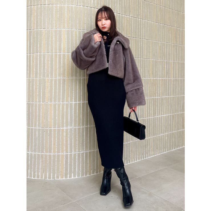 【20周年記念復刻！】ビットショートミンクライクファーコート | dazzlin | 詳細画像32 