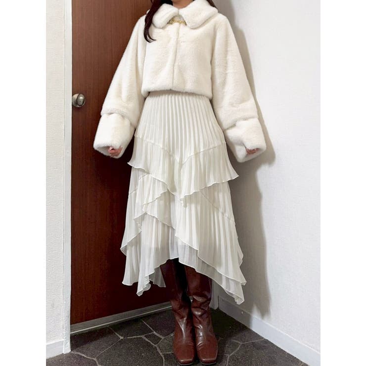 【20周年記念復刻！】ビットショートミンクライクファーコート | dazzlin | 詳細画像49 