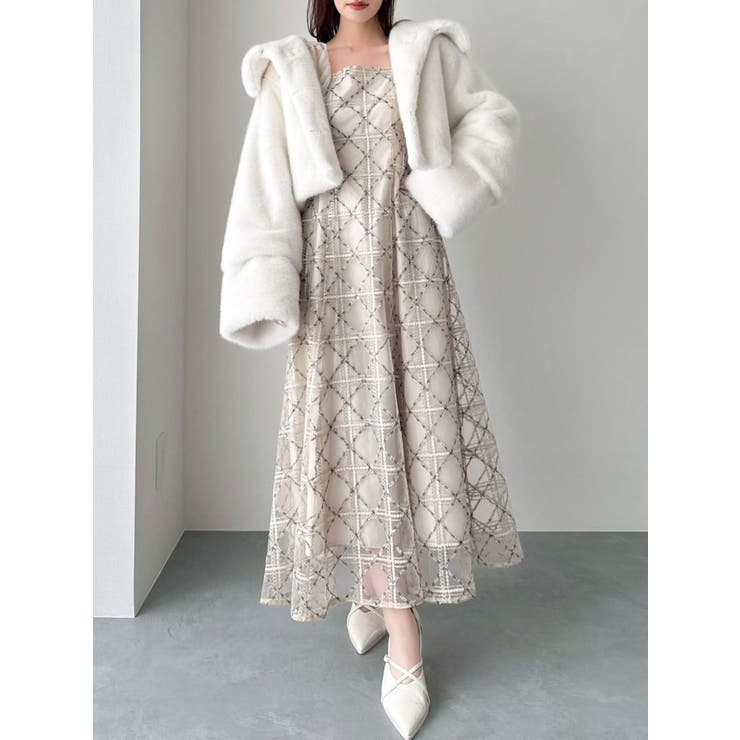 【20周年記念復刻！】ビットショートミンクライクファーコート | dazzlin | 詳細画像8 