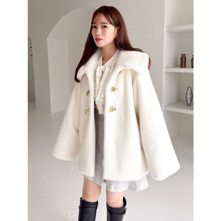 【20周年記念復刻！】ビットミドルミンクライクファーコート | dazzlin | 詳細画像10 