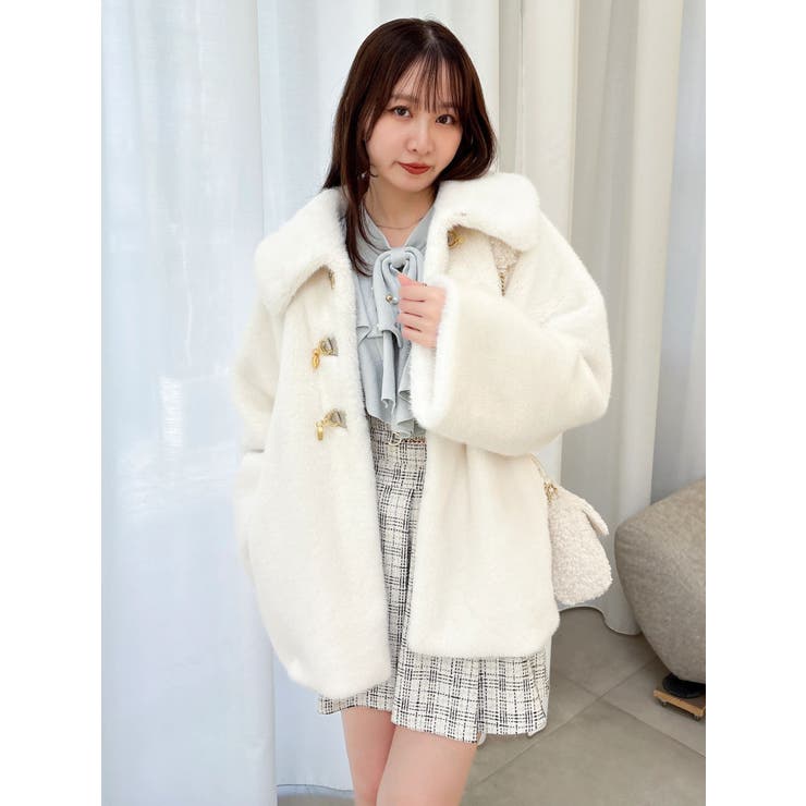 【20周年記念復刻！】ビットミドルミンクライクファーコート | dazzlin | 詳細画像21 