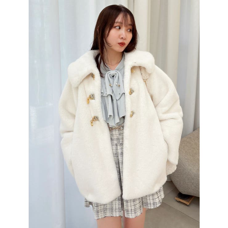 【20周年記念復刻！】ビットミドルミンクライクファーコート | dazzlin | 詳細画像22 