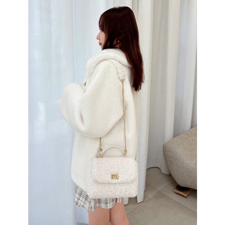 【20周年記念復刻！】ビットミドルミンクライクファーコート | dazzlin | 詳細画像23 