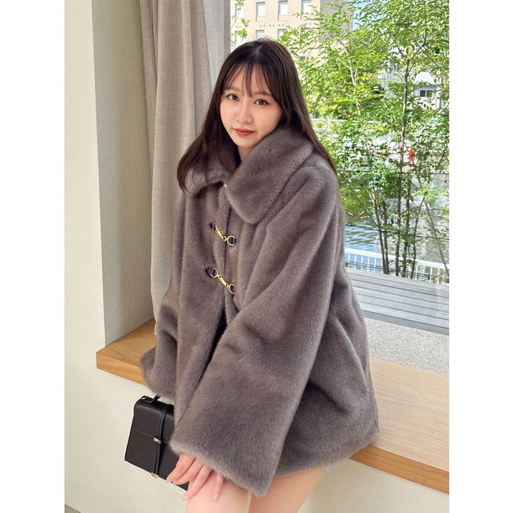 【20周年記念復刻！】ビットミドルミンクライクファーコート | dazzlin | 詳細画像26 