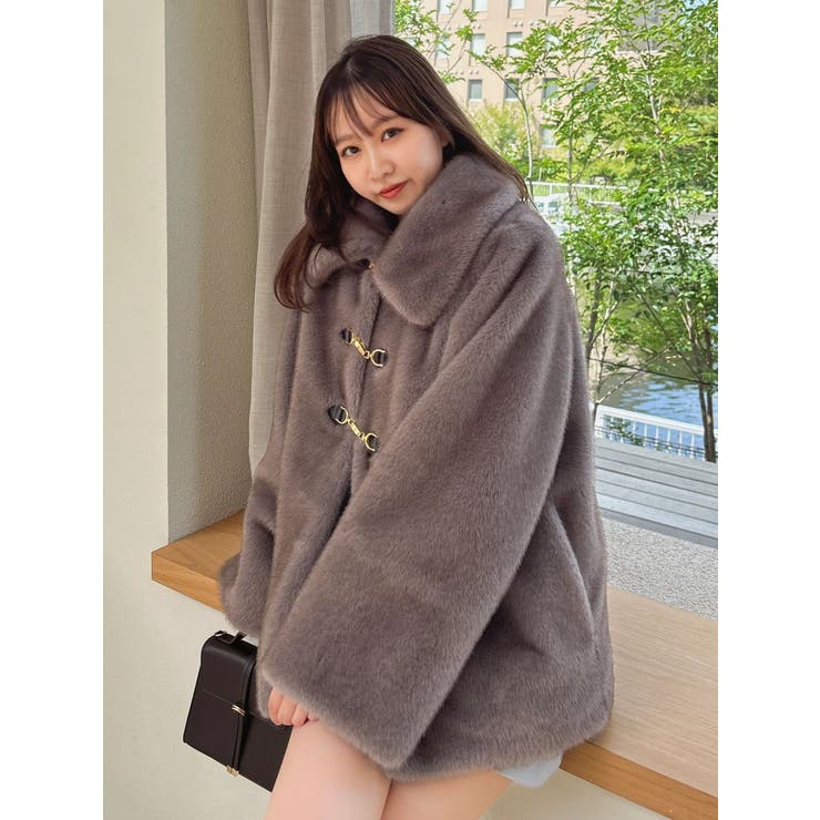 【20周年記念復刻！】ビットミドルミンクライクファーコート | dazzlin | 詳細画像27 