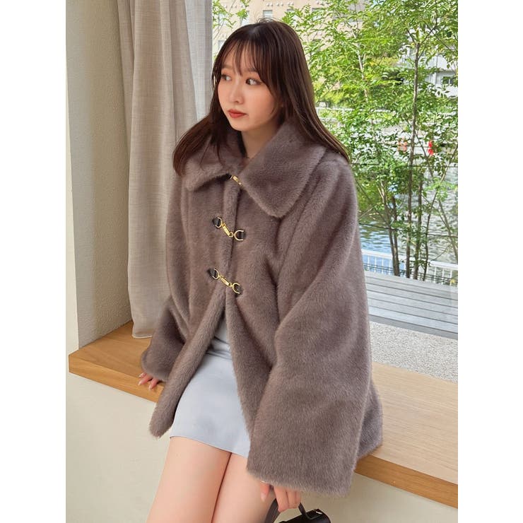 【20周年記念復刻！】ビットミドルミンクライクファーコート | dazzlin | 詳細画像28 