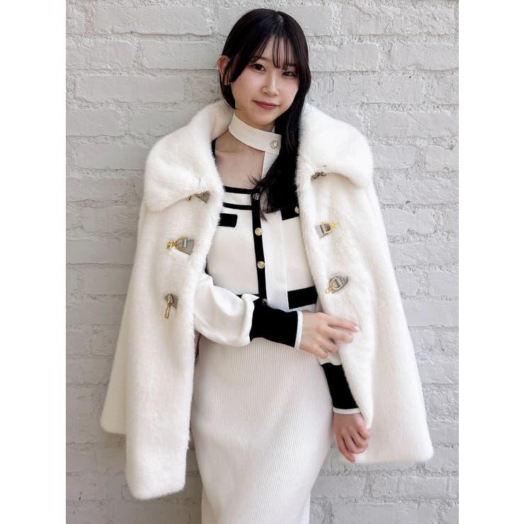 【20周年記念復刻！】ビットミドルミンクライクファーコート | dazzlin | 詳細画像29 